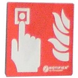 Honeywell MCP-METAL Panel indicador de la ubicacion del pulsador de alarma manual en formato metalico conforme iso7010