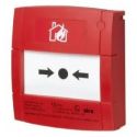 Honeywell M1A-R470SF-STCK-01 Pulsador de alarma rearmable de color rojo para sistemas convencionales.