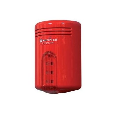 Honeywell DSE1-PW Sirena exterior convencional de alta potencia hasta 110db @ 1m con flash led intermitente. en54/3