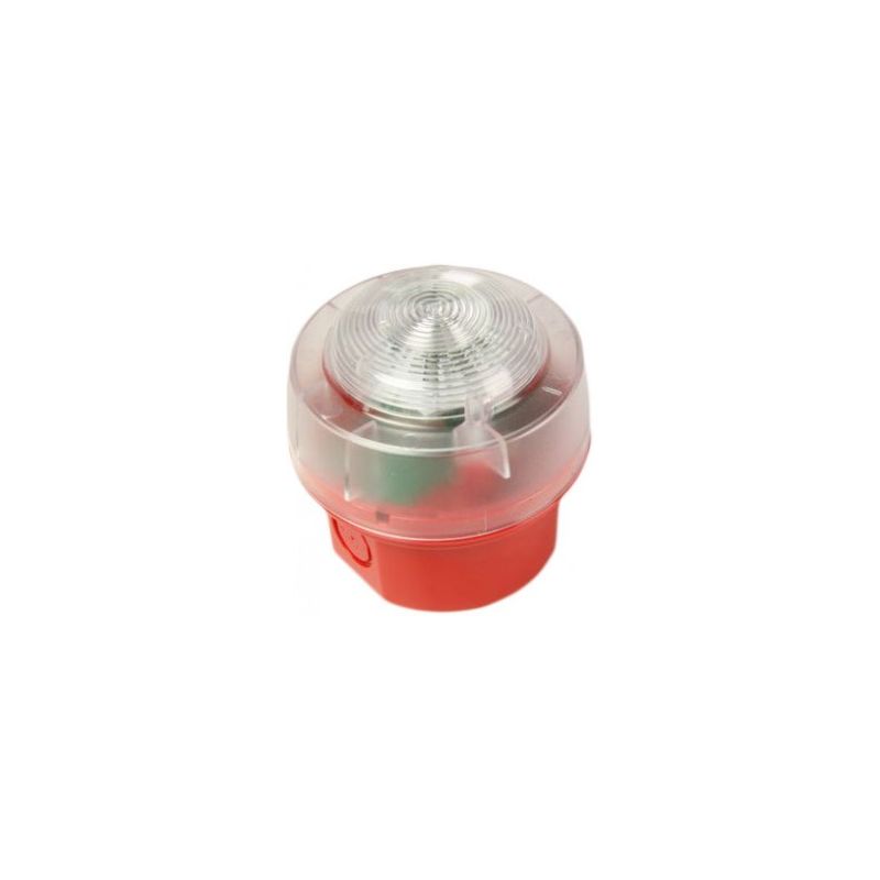 Honeywell CWST-RW-W5 Flash con base alta ip65 de color rojo en54/23