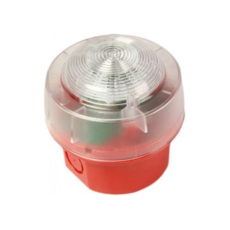 Honeywell CWST-RW-W5 Flash con base alta ip65 de color rojo en54/23