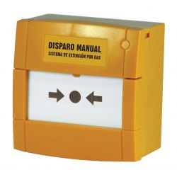 Honeywell M3A-Y000SG-K013-65 Pulsador kac disparo de extincion en-12094-3 color amarillo