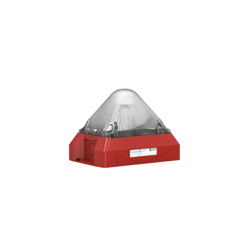 Honeywell PY X-M-05-CL Luz flash compacta 5 julios, 24vdc, ip 66,sincronizable. color rojo ral3000.certificado en 54.23