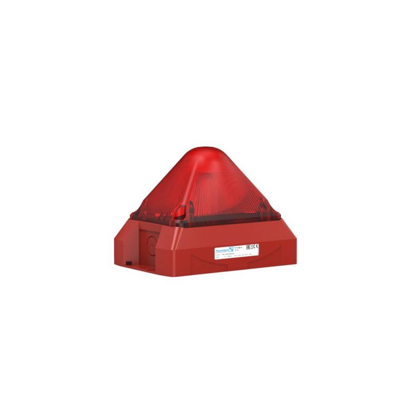 Honeywell PY X-M-05-RED Luz flash compacta de 5 julios, 24vdc, ip 66, sincronizable.color rojo ral3000. certificado en 54.23
