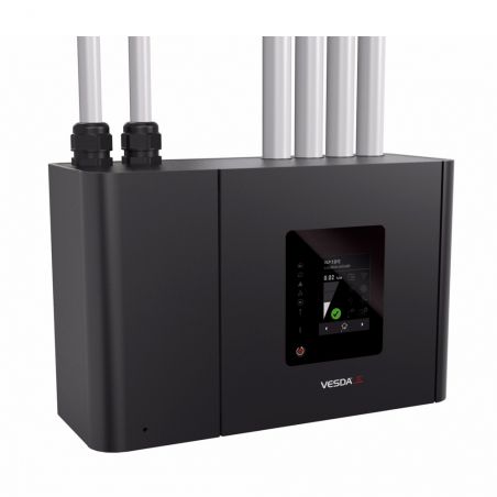 Honeywell VEP-A00-P Sistema de aspiracion vesda-e vep 1 canal, 4 tuberias 560m con frontal y leds.