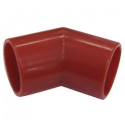 Honeywell 530-C45-V0 Paquete de 5 curvas de 45º para tuberia de 25mm de diametro exterior. v0 rojo.