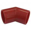 Honeywell 530-C45-V0 Paquete de 5 curvas de 45º para tuberia de 25mm de diametro exterior. v0 rojo.