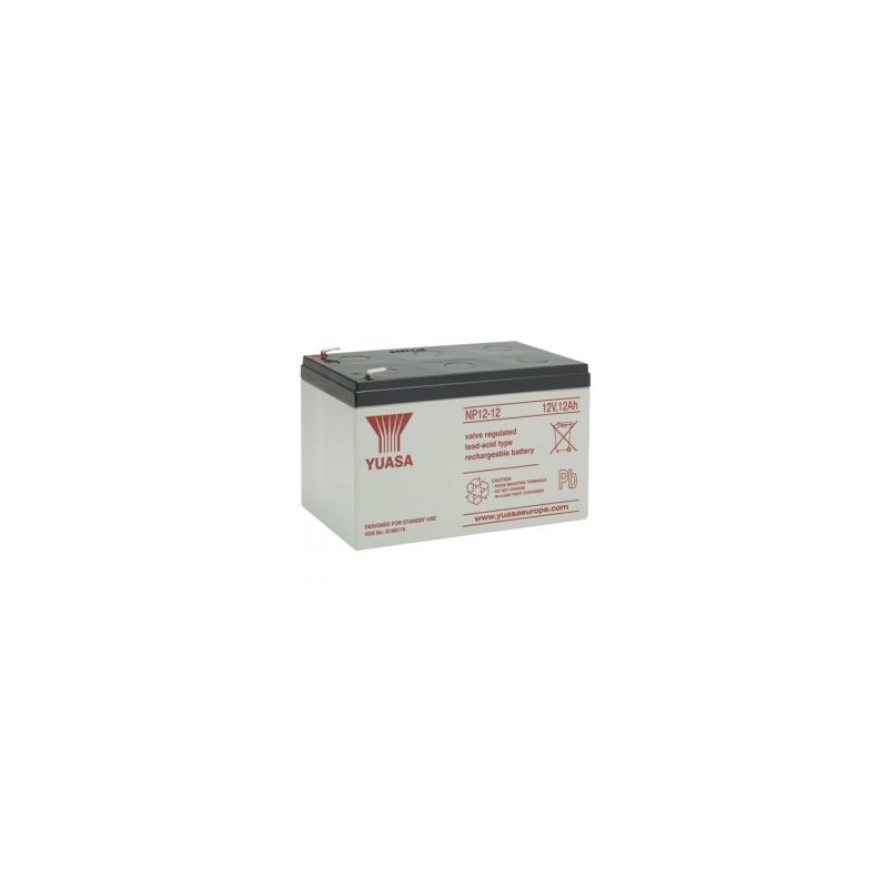 Honeywell PS-1212 Bateria de 12v. capacidad 12ah. conexion por terminal faston.