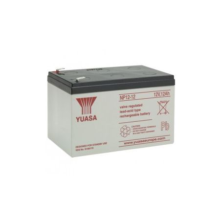 Honeywell PS-1212 Bateria de 12v. capacidad 12ah. conexion por terminal faston.