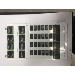 Honeywell V321009 Juego de etiquetas frontal rp1r supra multilingÜe.