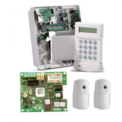 Honeywell C005-E1-K01GV2 Kit galaxy flex v3 12 a 20 zonas. caja plastico mediana, mk7,gprs y 2 pir camara. grado 2