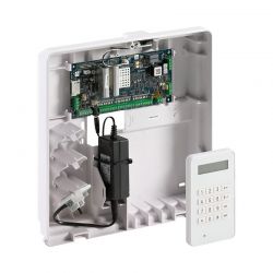 Honeywell C005-E1-K03 Kit central galaxy flex v3 12 a 20 zonas. caja plastico mediana y teclado mk8. grado 2