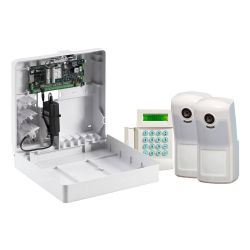 Honeywell C006-E1-K01GV2 Kit galaxy flex v3 12 a 50 zonas. caja plastico mediana, mk7,gprs y 2 pir camara. grado 2.