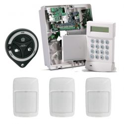Honeywell FX020KIT3-WL Kit flex v3 12-20z. caja plastico mediana, mk7, portal rf, 3 pir vr (ir8m) y mando(tcc800m)