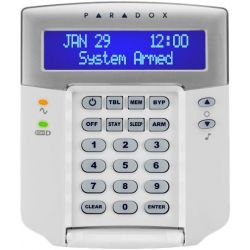 Paradox K32LCD+ Teclado lcd cableado con tamper.32 zonas. francÈs