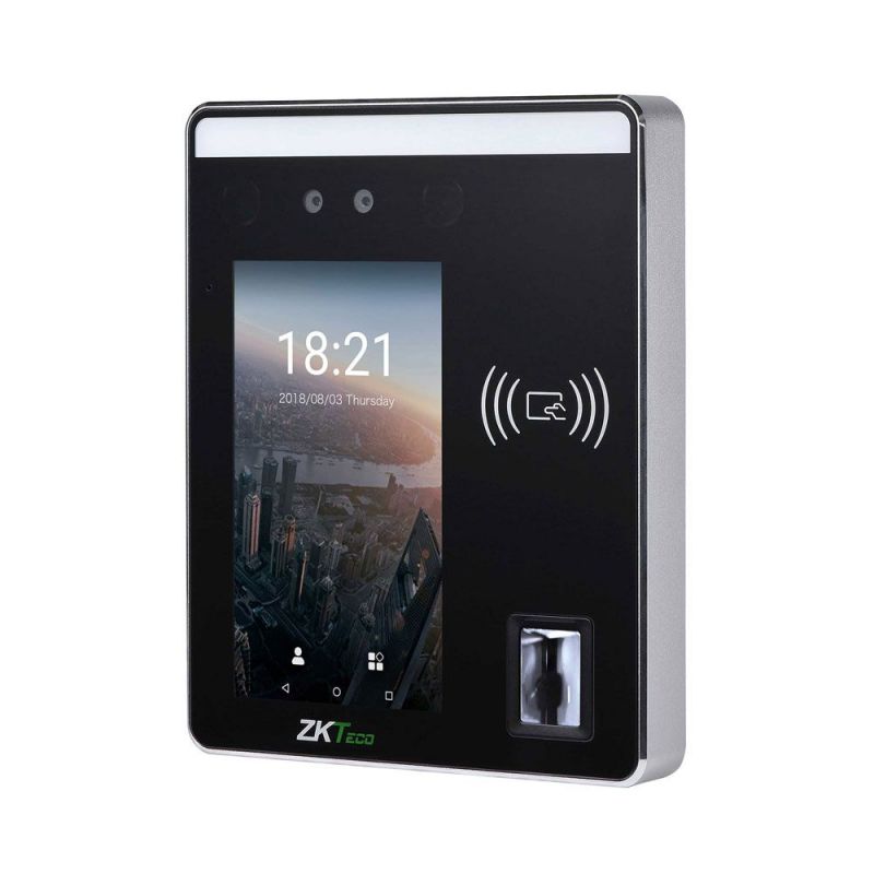 SpeedFace-H5-Mifare Terminal ZKTeco de reconocimiento facial y…