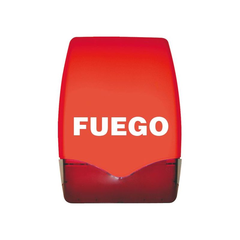 Demes CAROLF Sirena exterior modelo Carol con palabra "FUEGO"