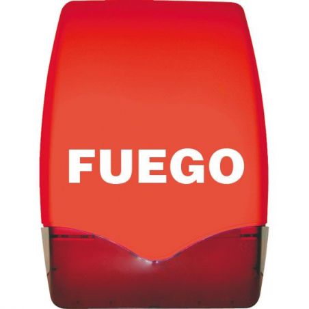 Demes CAROLF Sirena exterior modelo Carol con palabra "FUEGO"