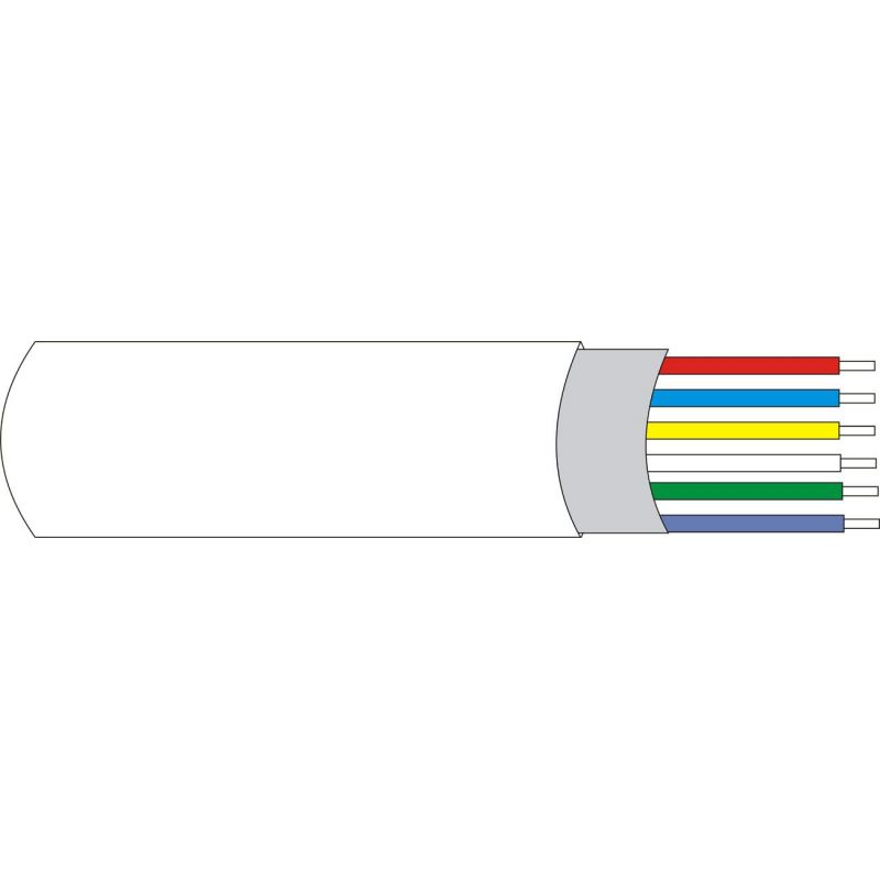 Demes DEM-128 Cabo de capa blindada de 6 x 0,22. Rolo 100 mts.