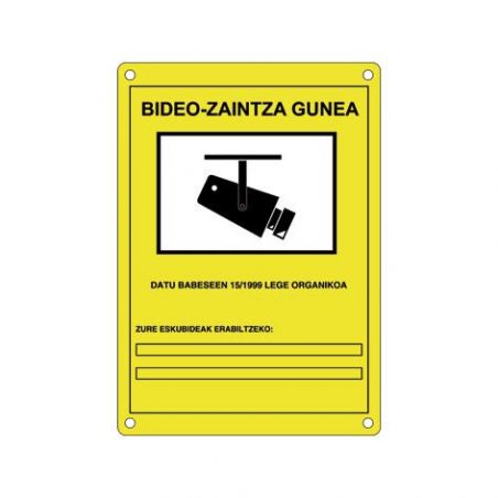 Demes OEM DEM-281E Placa de CCTV homologada en euskera