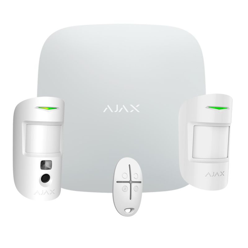 Ajax AJ-MULTITRANSMITTER-B - Multi-émetteur via radio, Sans fil 868 MHz Jeweller,…