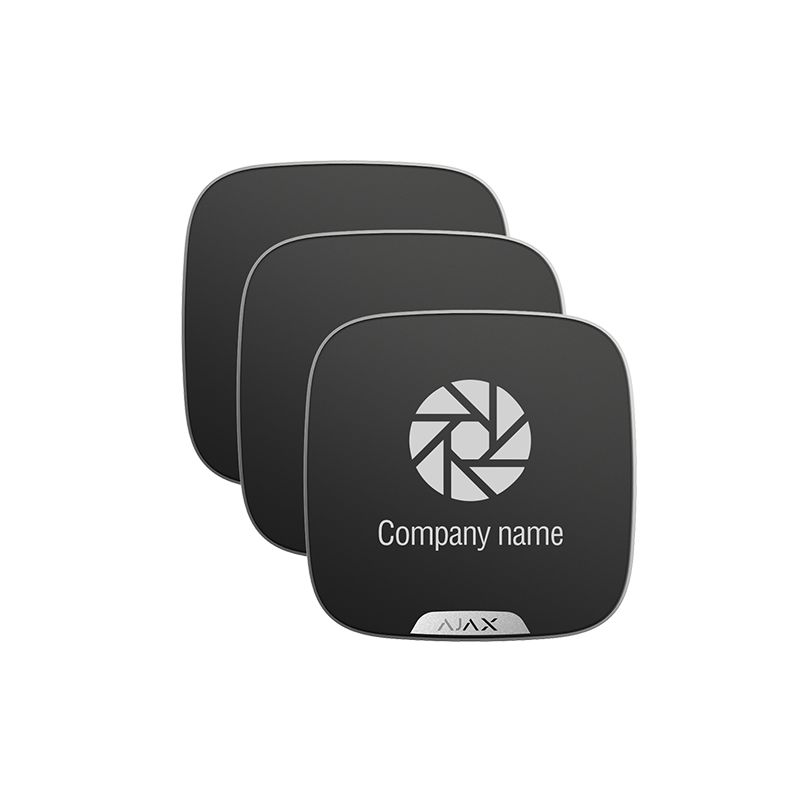 Ajax 10XAJ-BRANDPLATES-B - Ajax, Pack 10 cobertas personalizáveis para sirene…