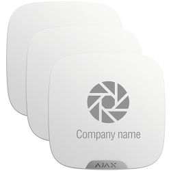 Ajax 10XAJ-BRANDPLATES-W - Ajax, Pack de 10 couvercles personnalisable pour…