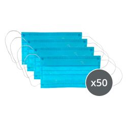 50XMASK-HYGIENIC - Hygienic mask, Disposable, Adult Size, Box 50 units.,…