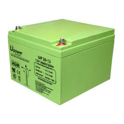 BATT-1226-U - Upower, Rechargeable battery, AGM lead-acid…