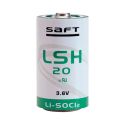 BATT-LSH20-S - Saft, Pila LSH20, Voltaje 3.6 V, Litio, Capacidad…