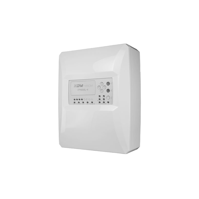 Dmtech DMT-FP9000L-4-PT - 4 Zone Conventional Fire Alarm Panel, 2 Siren output,…