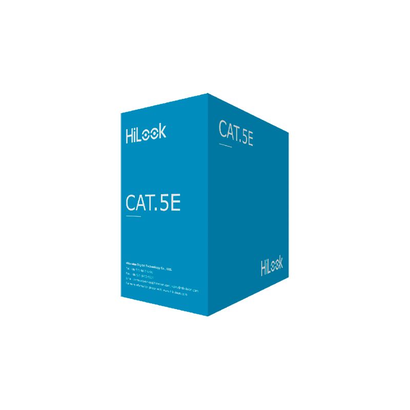 Hikvision NC-5EAU-G - Cable UTP Hikvision, Categoría 5E, Rollo de 305…