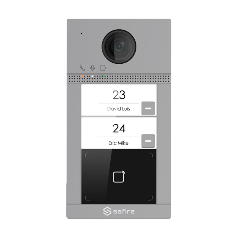 Safire SF-VI112-IPW-2MF - Videoporteiro IP WiFi 2 apartamentos, Câmara 2 Mpx |…