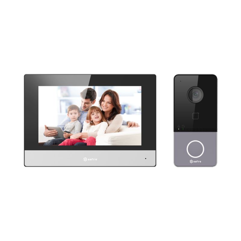 Safire SF-VIK002-S-WIP - Kit de Videoporteiro, Tecnologia IP & WiFi, Inclui…