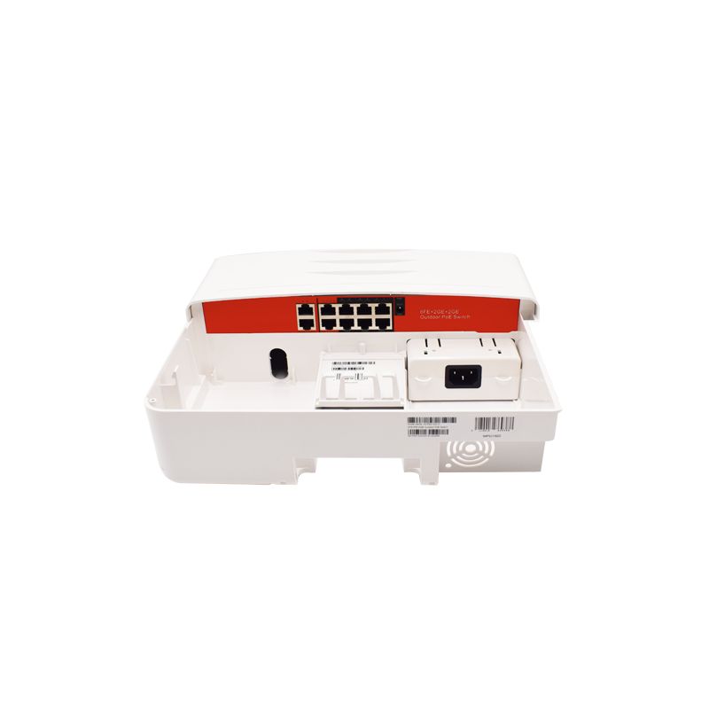 SW1008POE-G-120W-OUT - Switch PoE exterior, 8 puertos PoE + 2 Uplink RJ45,…