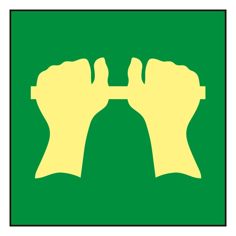 SIGNS-935B-2121 - Cartel de señalización, Condición segura, Empujar…