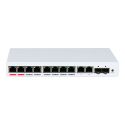 X-Security XS-SW1208HIPOE-MGF-96 - PoE Switch, 8 PoE ports + 2 Uplink RJ45 + 2 SFP, Speed…