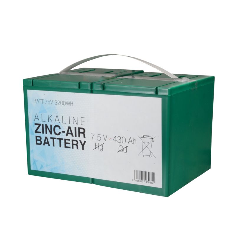 BATT-75V-3200WH - Zinc–air battery, Voltage 7.5 V, Capacity 3200 Wh,…