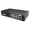 SW1008POE-100-E - Switch PoE, 8 ports PoE + 2 Uplink RJ45, Vitesse…