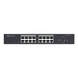 RG-ES218GC-P - Ruijie, Switch de mesa, 16 portas PoE +2 SFP Uplink,…