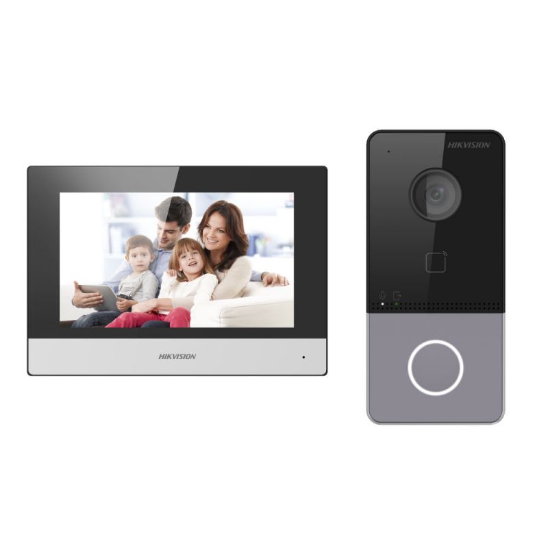 Hikvision DS-KIS603-P Kit de videoportero IP HIKVISION compuesto…