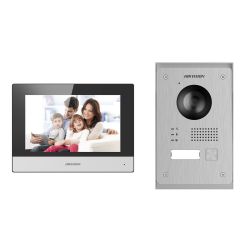 Hikvision DS-KIS703-P/EuropeBV Kit de videoportero a 2 hilos…