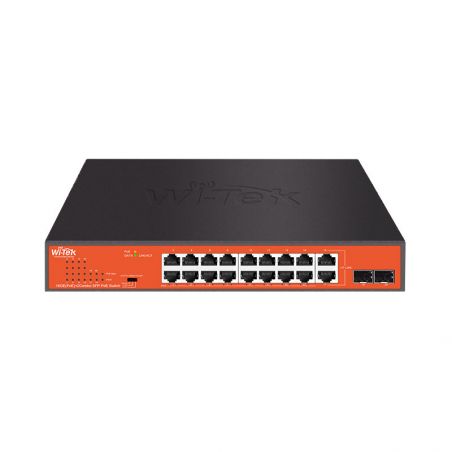 Wi-Tek WI-PS318GFH Switch PoE no gestionable Wi-Tek de gama…