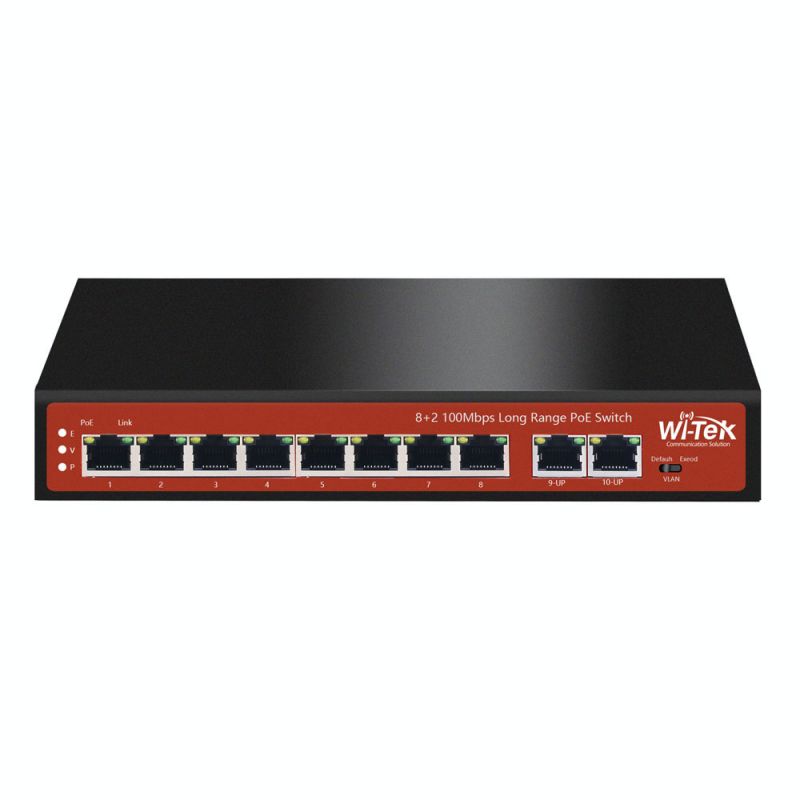 Wi-Tek WI-PS210 Switch PoE no gestionable Wi-Tek de gama…