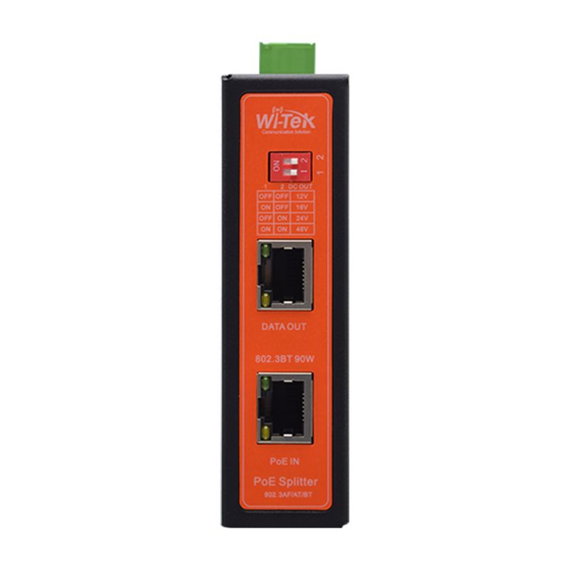 Wi-Tek WI-POE55S-BT-DC-I Divisor PoE