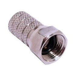 Conector F com borracha...