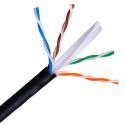 Bysecur BSC21922 Cabo Cat6 externo de 305 m de carretel grande em caixa, cobre/alumínio, 23 AWG, 5,5 mm