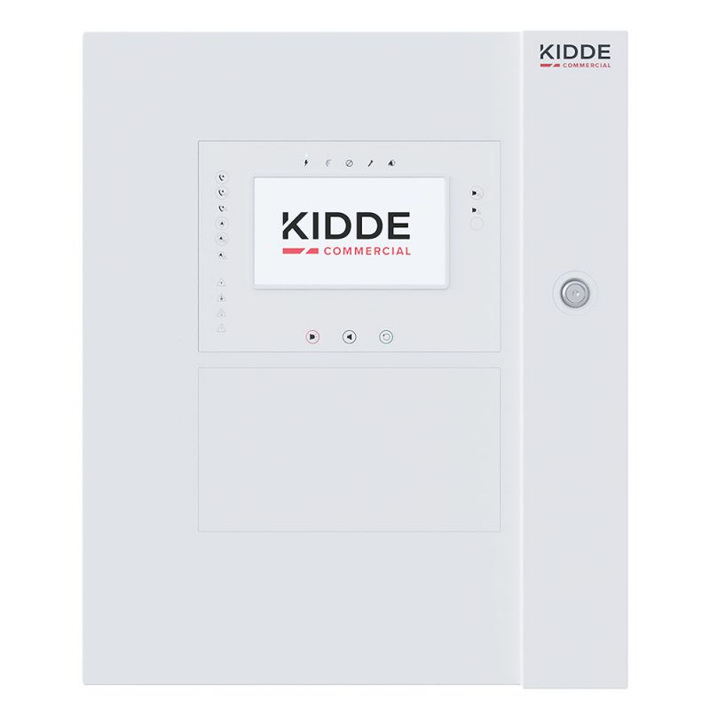 Kidde 2X-AT-F2-P Panneau d'incendie analogique adressable avec écran tactile, grande alimentation, 2 boucles, Big Box
