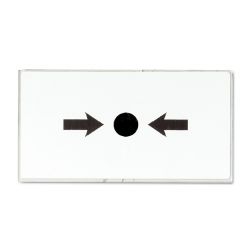 Kidde DM715 Verre de remplacement sans logo pour boutons-poussoirs conventionnels et analogiques 10 unités