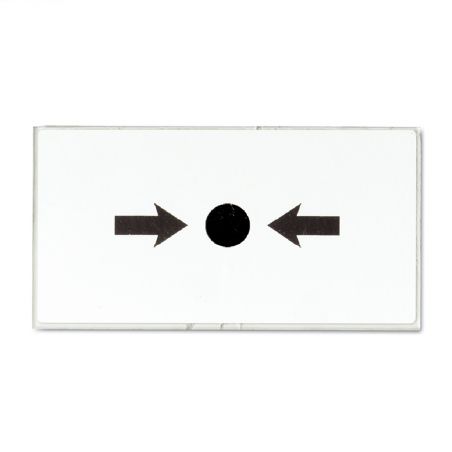 Kidde DM715 Replacement crystal without logo for conventional and analog push buttons 10 units